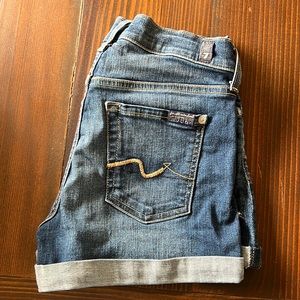 7 for all mankind shorts